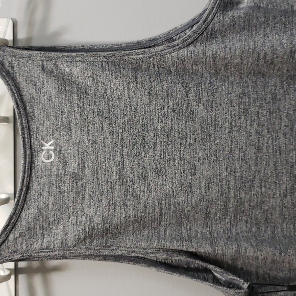 Calvin Klein Performance Heather Gray Athleisure Tank Dress - Picture 6 of 7